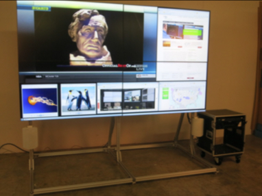 2x2 55" Portable Video Wall