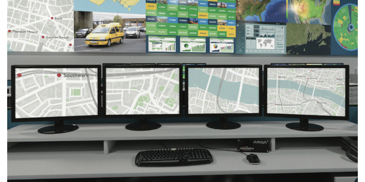Aetria Workstation gives operators the flexibility to segment their desktop into dedicated zones and create a ‘personal video wall’ to display.